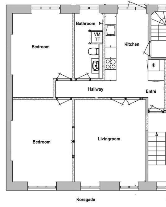 Apartamento Korsgade Copenhague